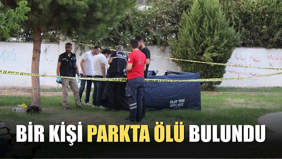 Bir kişi parkta ölü bulundu
