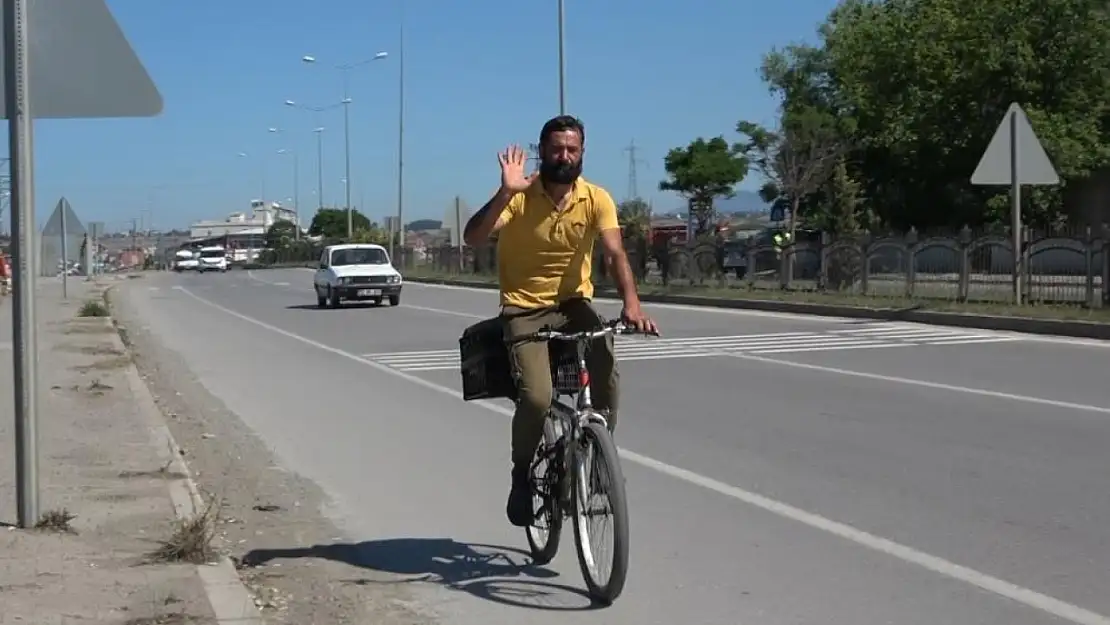 Bisiklet gezgini 7 yılda 126 bin kilometre yol kat ederek Türkiye'yi 9 kez turladı, 10. tura başladı