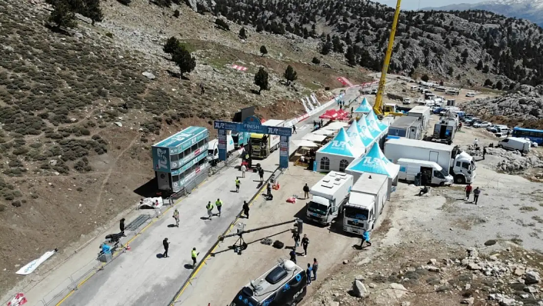 Bisiklet turu heyecanı Seydikemer'de de hissedildi 