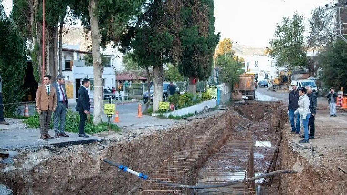 Bitez'de taşkın sorunu çözüme kavuşuyor