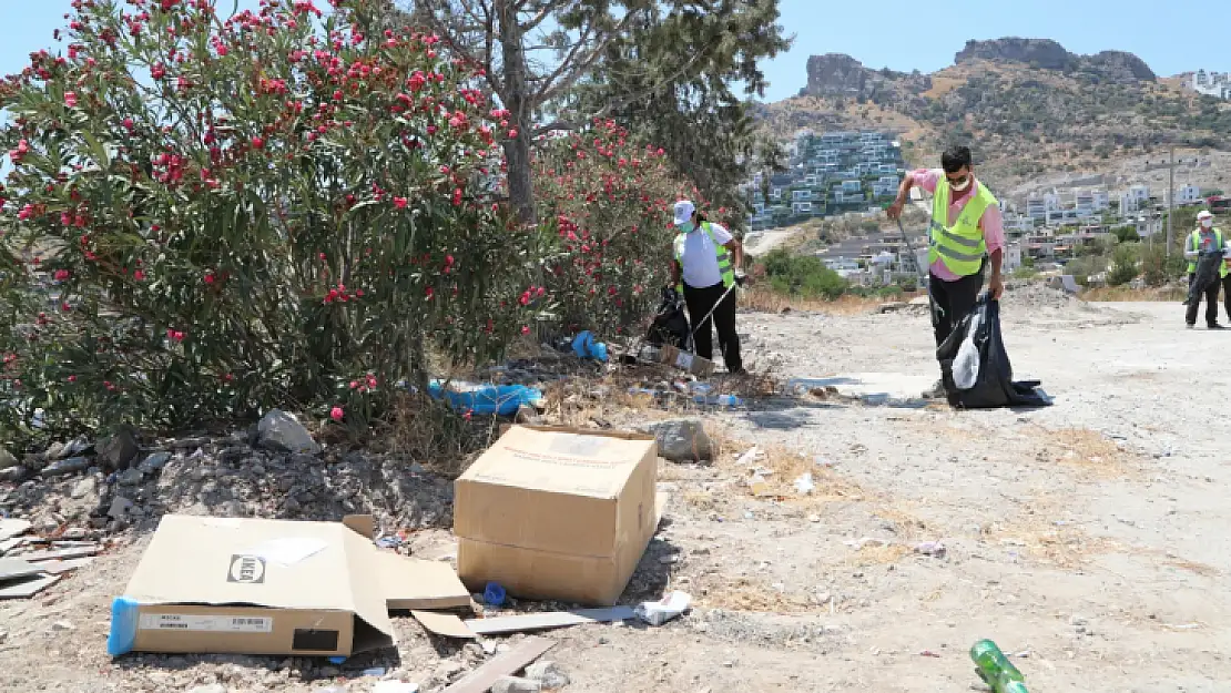 Bodrum Belediyesi 1200 personeli ile 7/24 bayram mesaisinde