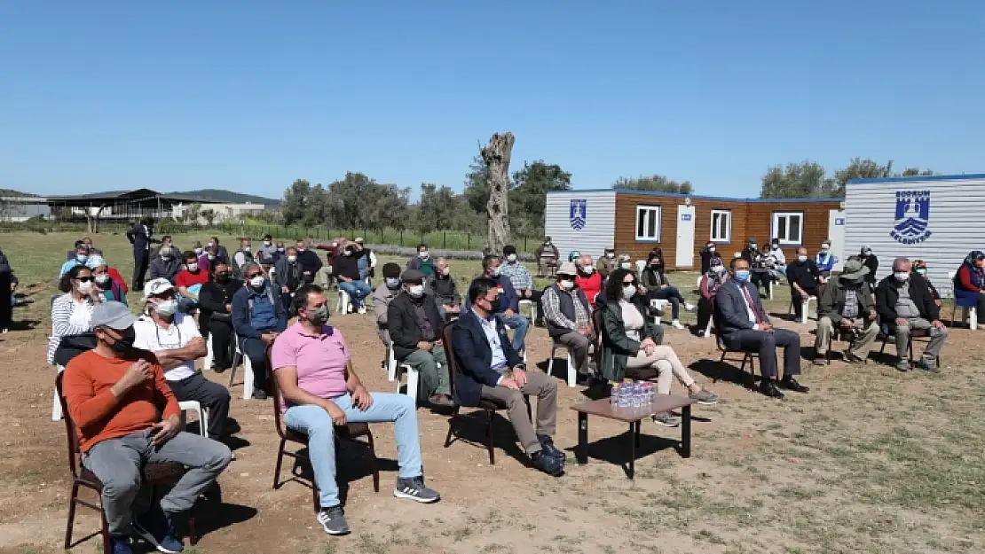 Bodrum Belediyesi 154 bin yazlık fideyi üreticilere hibe etti