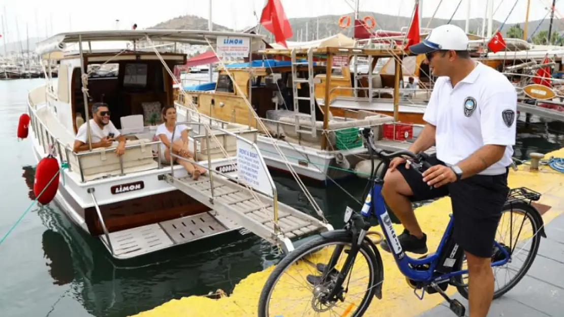 Bodrum Belediyesi turizm zabıtaları görev başında