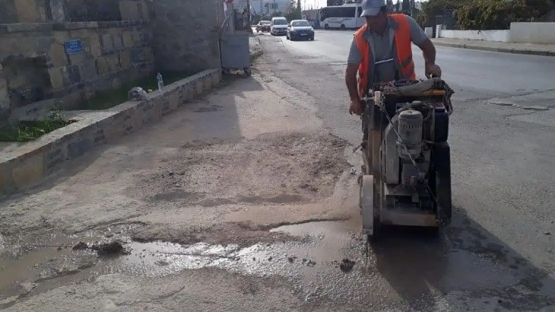 Bodrum Belediyesi Yarımada genelinde yol çalışmalarına hız verdi