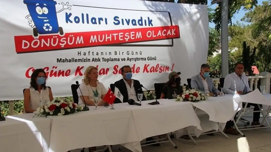 Bodrum'da 'Dönüşüm Muhteşem Olacak' sloganı ile temizlik hareketi başlatıldı