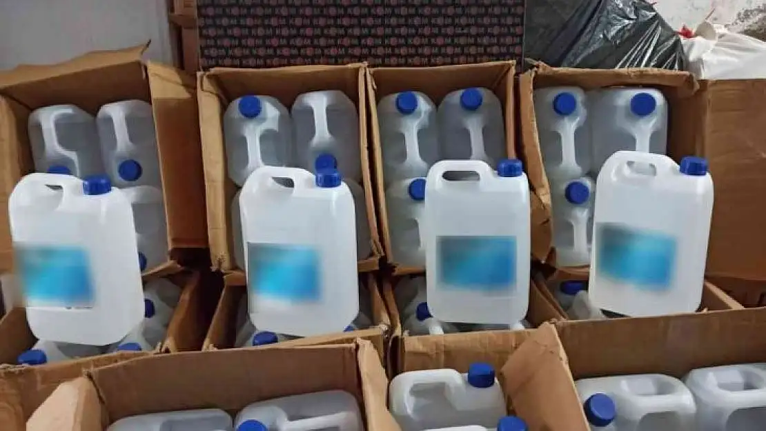 Bodrum'da 235 litre etil alkol ele geçirildi