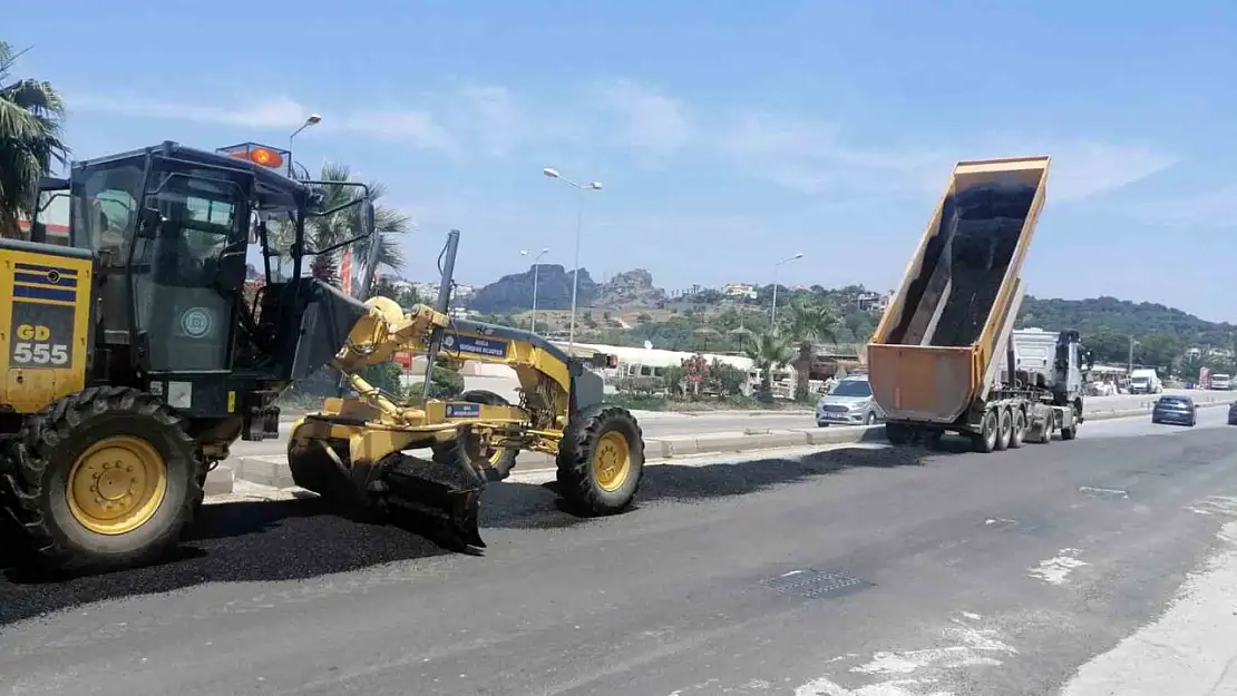 Altyapısı tamamlanan yerler asfaltlanıyor