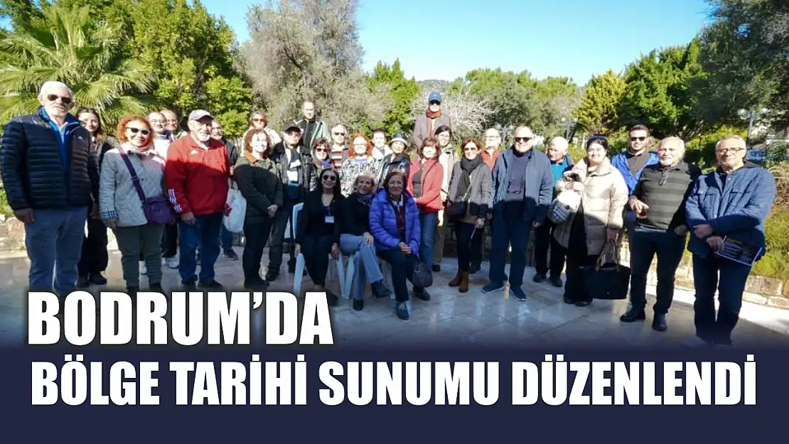 Bodrum'da Bölge Tarihi Sunumu Düzenlendi