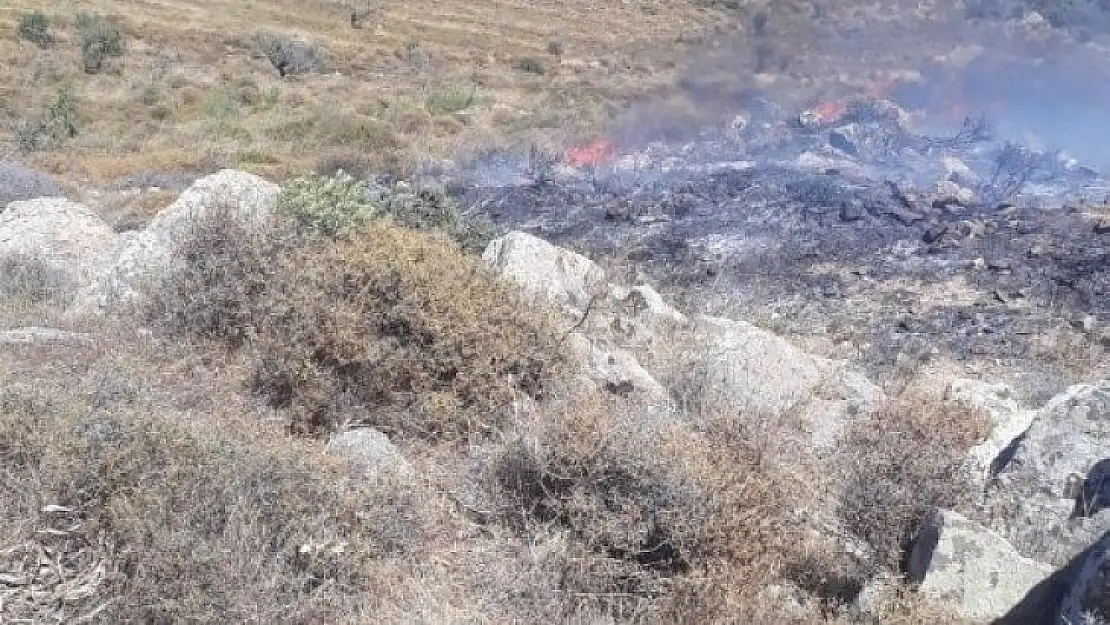 Bodrum'da çıkan yangın kısa sürede söndürüldü