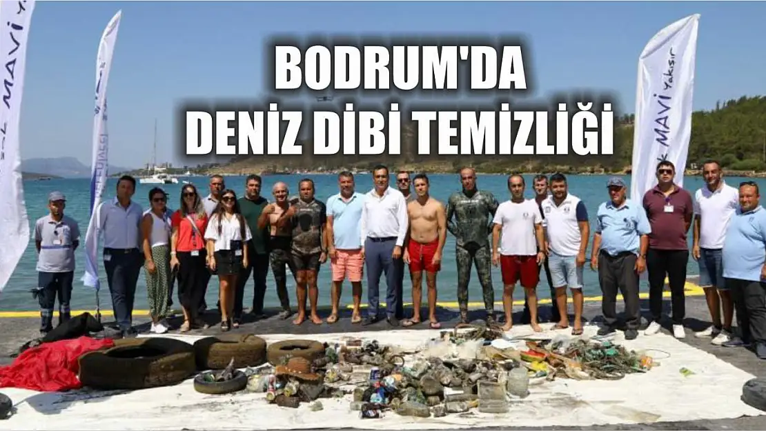 Bodrum'da deniz dibi temizliği