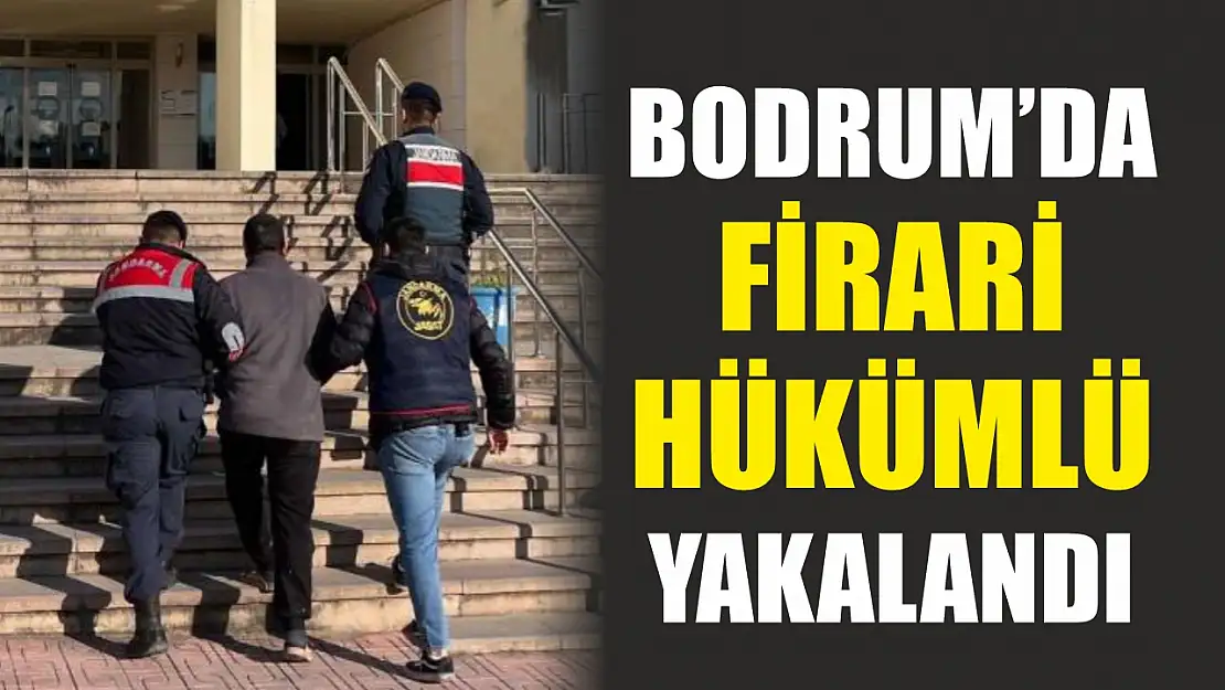 Bodrum'da firari hükümlü yakalandı