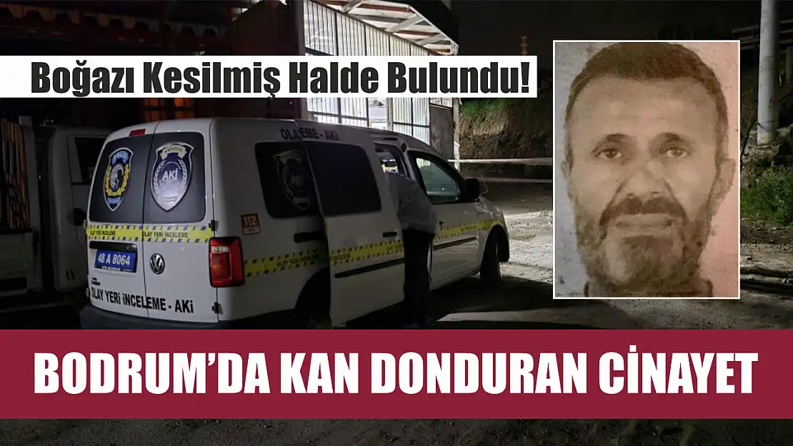 Bodrum'da kan donduran cinayet