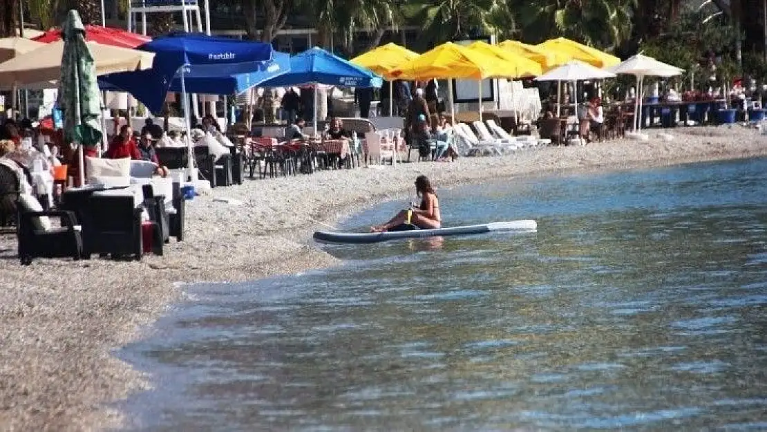 Bodrum'da Kasım ayında deniz keyfi