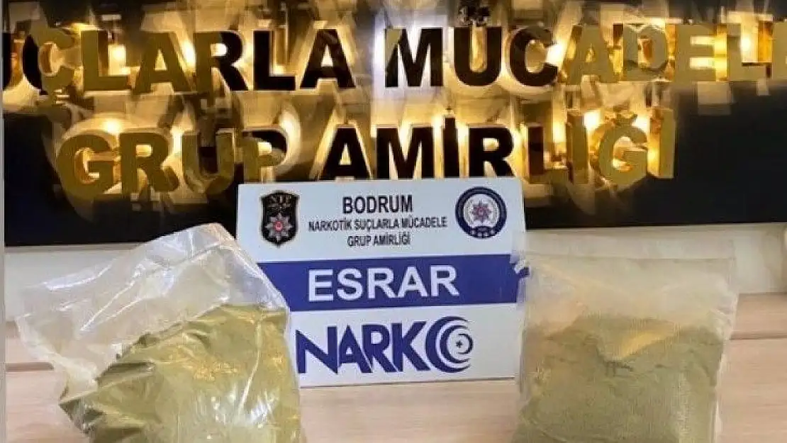 Bodrum'da narkotik ekibinden nefes kesen operasyon