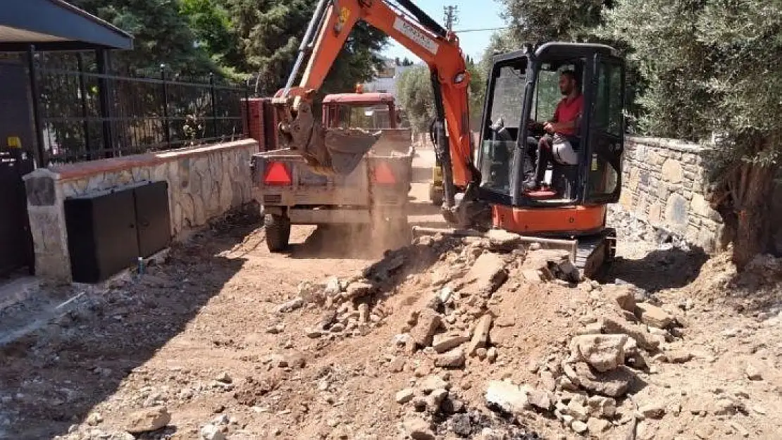 Bodrum'da sokaklar tekrar tekrar kazılmasın diye Belediye'den sevindiren karar