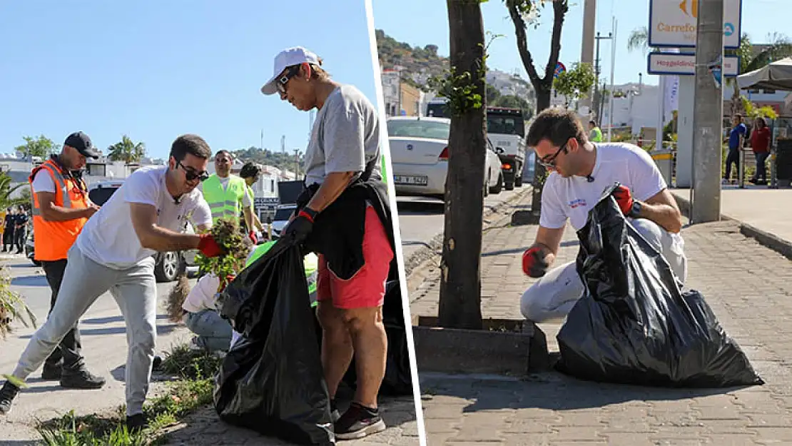 Bodrum'da Temizlik Seferberliği Başladı, 27 Ton Atık Toplandı