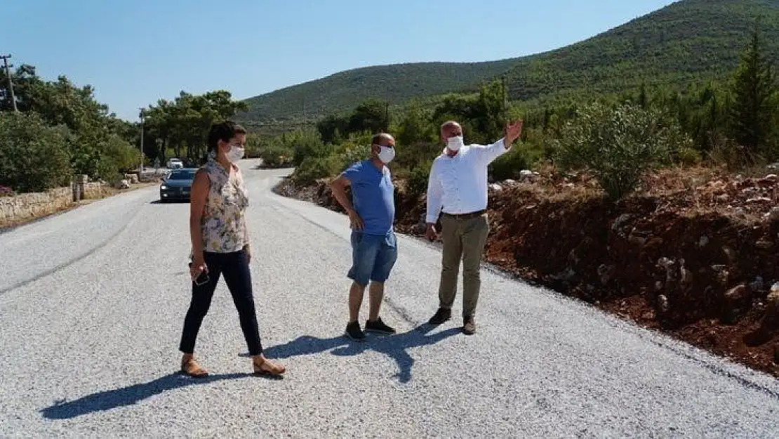 Bodrum'da Torba-Kızılağaç yolu tamamlandı