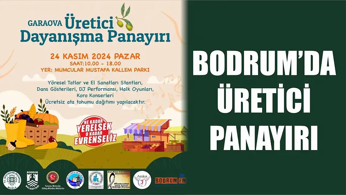 Bodrum'da üretici panayırı