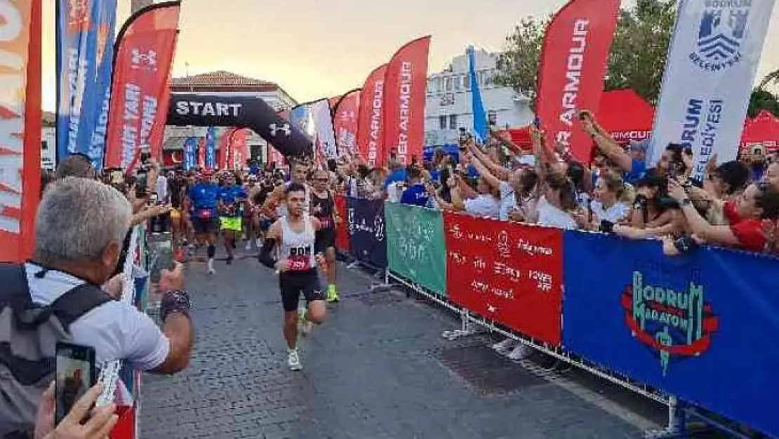 BODRUM'DA YARI MARATON HEYECANI