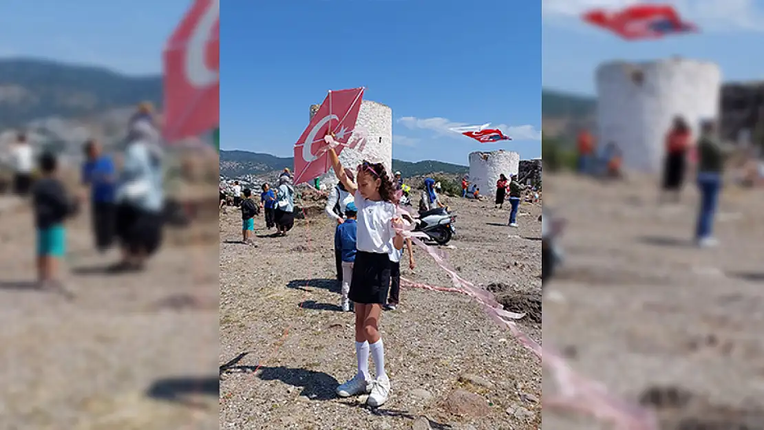 Bodrum'da Yeryüzü Çocuklarla, Gökyüzü Uçurtmalarla Şenlendi