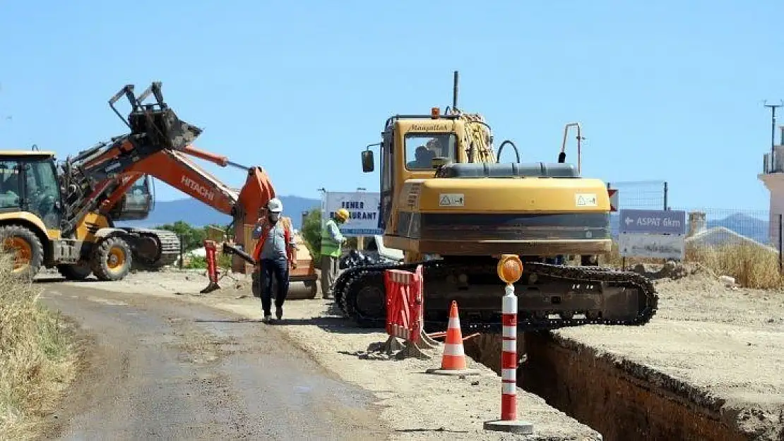 Bodrum Turgutreis'te 26 bin metre altyapı tamamlandı