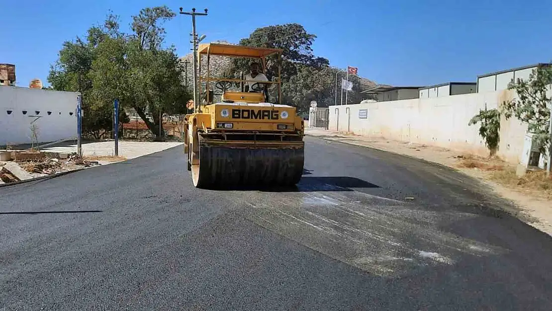 Sıcak asfalt çalışması tamamlandı