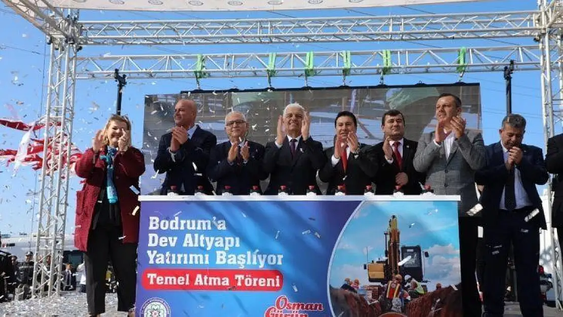 Bodrum'un 322 Milyon liralık dev yatırımı için start verildi