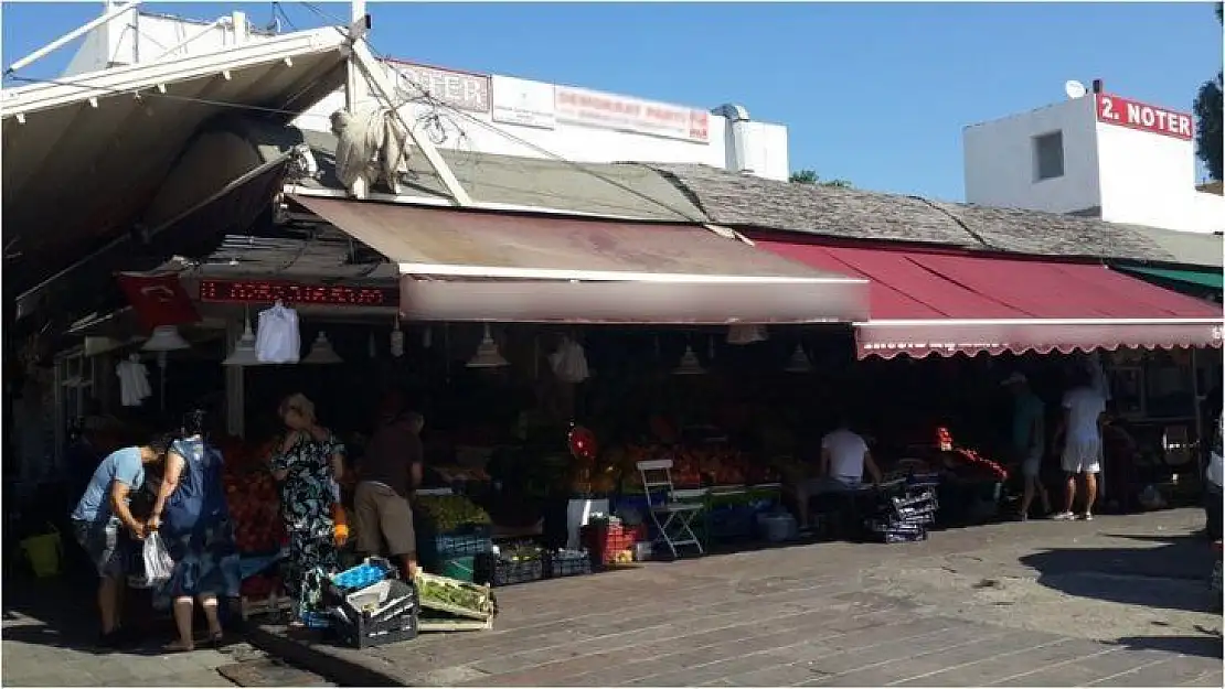 Bodrum'un gıda çarşısı özgün haline dönüyor