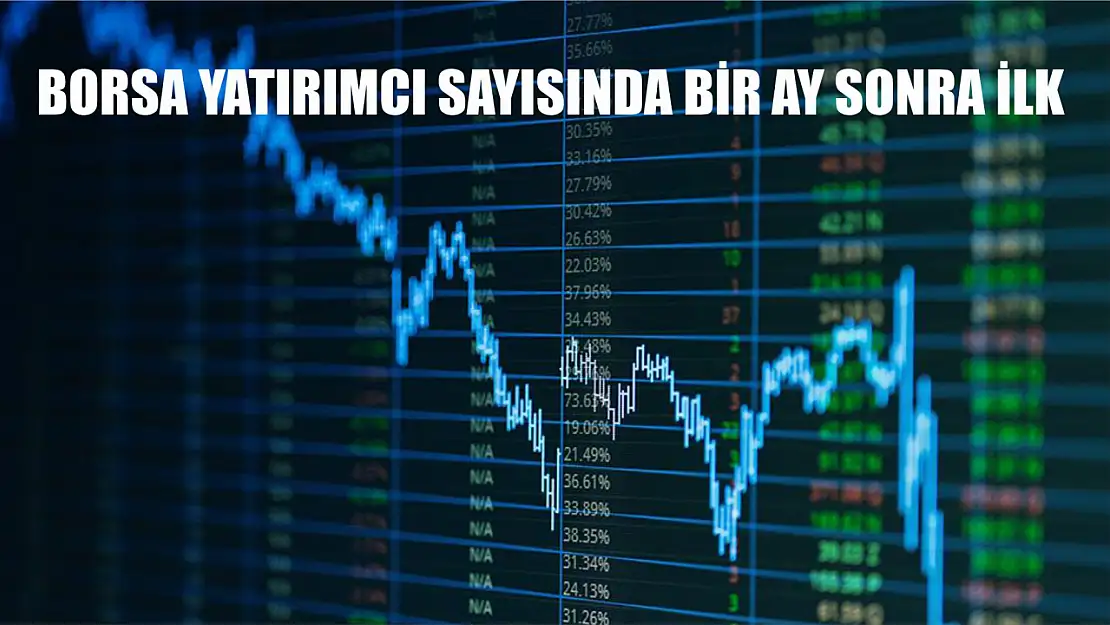 Borsa yatırımcı sayısında bir ay sonra ilk