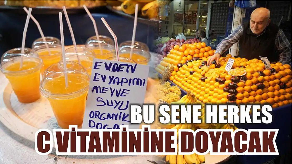 Bu sene herkes C vitaminine doyacak