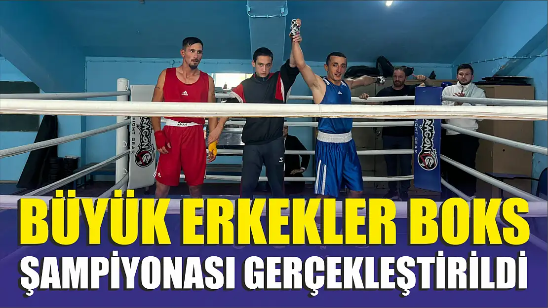 Büyük Erkekler Boks Şampiyonası Gerçekleştirildi