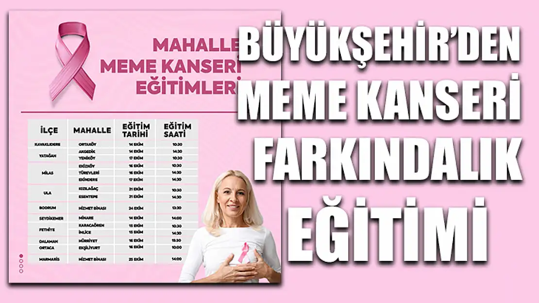 Büyükşehir'den meme kanseri farkındalık eğitimi