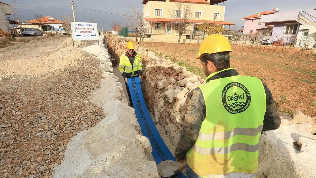 Büyükşehir DESKİ'den Hançalar'da alt yapı atağı