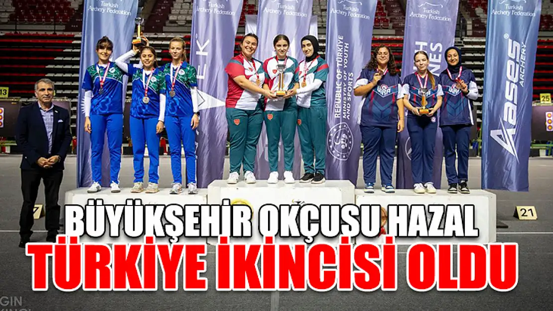 Büyükşehir Okçusu Hazal Türkiye İkincisi Oldu