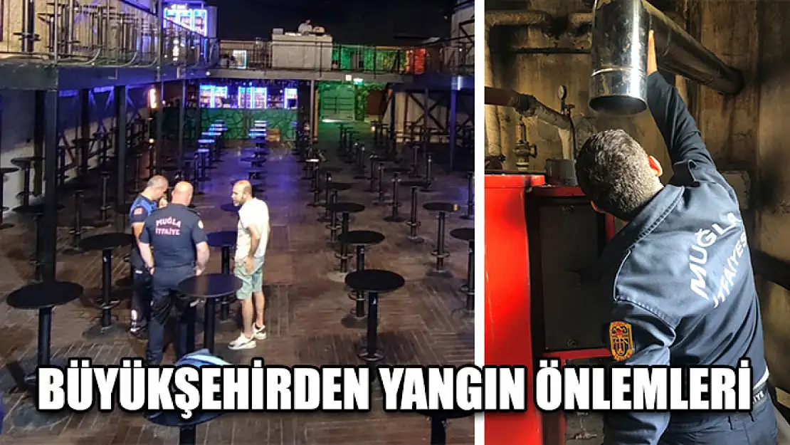 Büyükşehirden Yangın Önlemleri