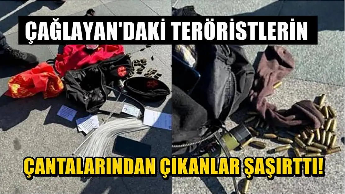 Çağlayan'daki teröristlerin çantalarından çıkanlar şaşırttı!