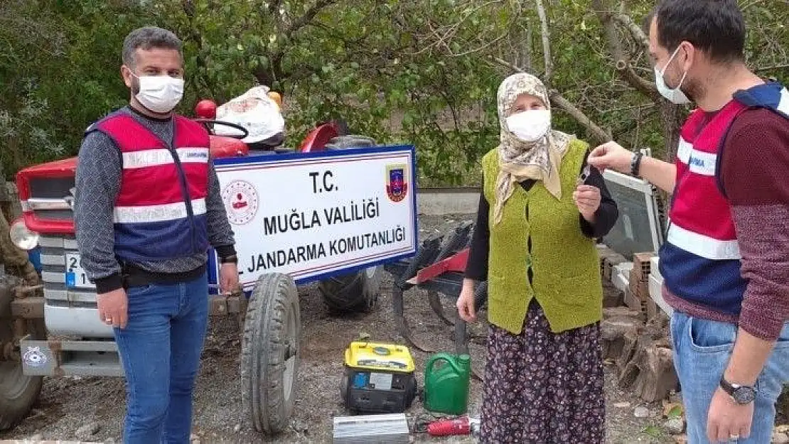 Çalınan traktör ormanlık alanda bulundu