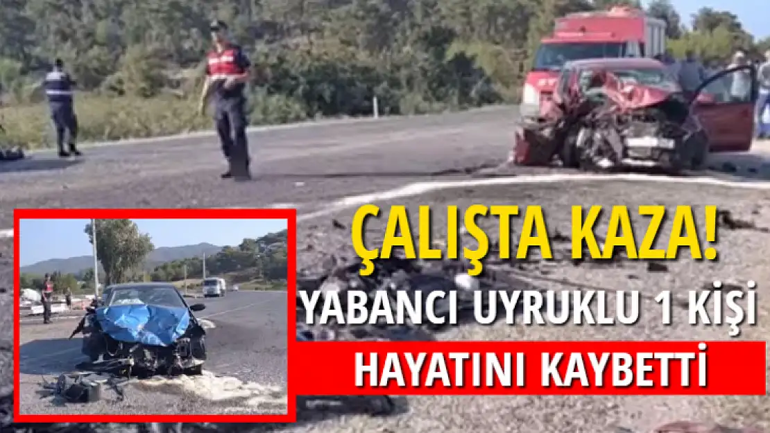ÇALIŞTA KAZA! YABANCI UYRUKLU 1 KİŞİ HAYATINI KAYBETTİ