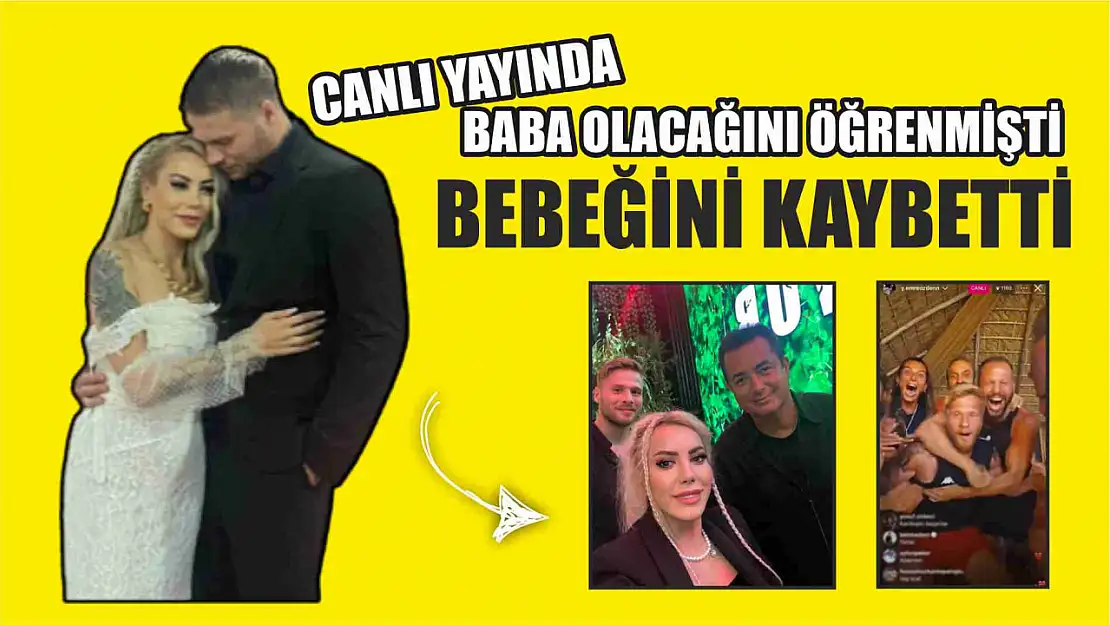 Canlı yayında baba olacağını öğrenmişti, bebeğini kaybetti