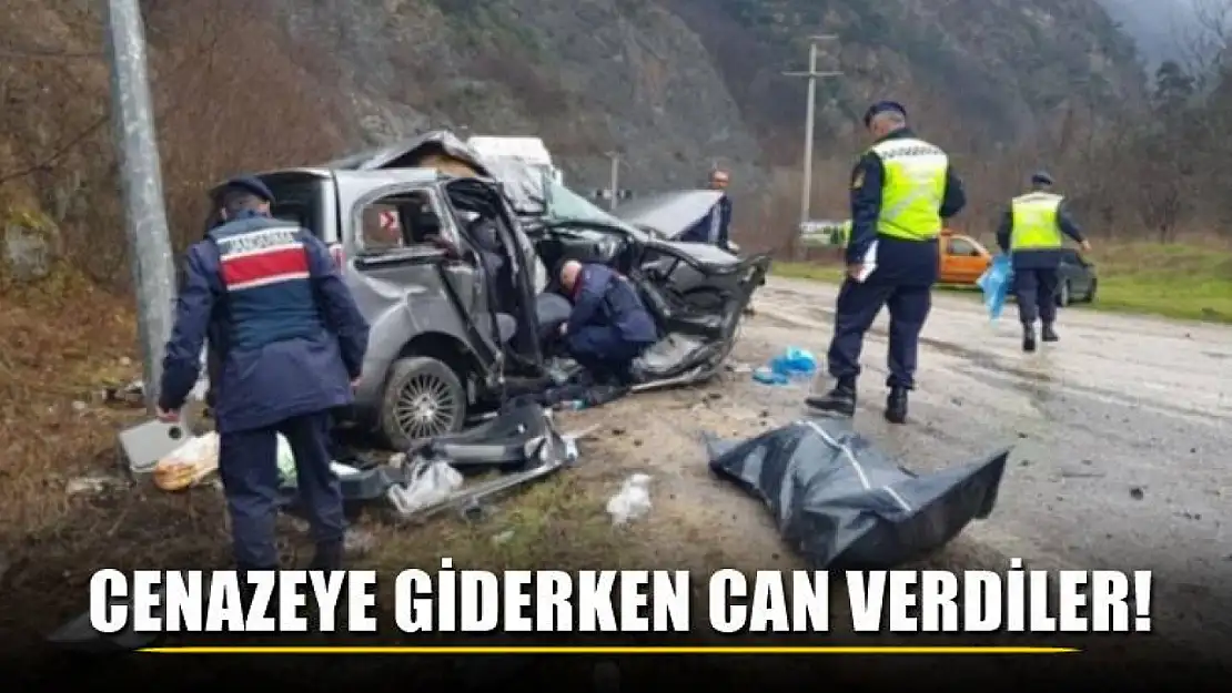 Cenazeye Giderken Can Verdiler!