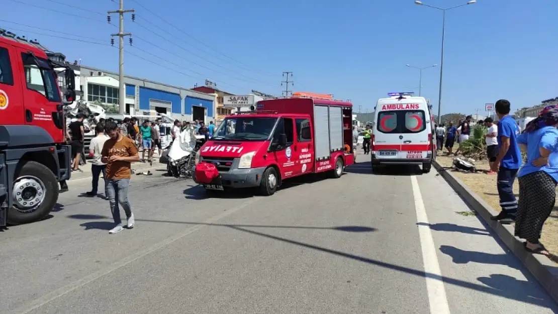 Çevre yolunda feci kaza 1 ölü 5 yaralı