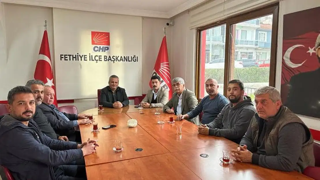 CHP SEYDİKEMER İLÇE BAŞKANLIĞI'NDAN FETHİYE İLÇE BAŞKANLIĞI'NA ZİYARET