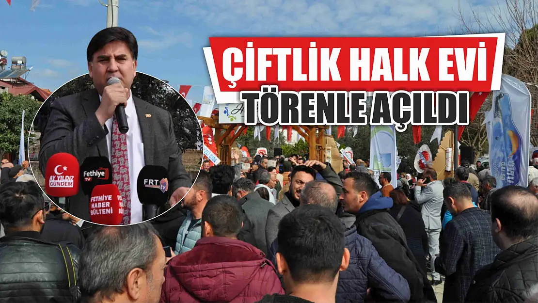 Çiftlik Halk Evi Törenle Açıldı 