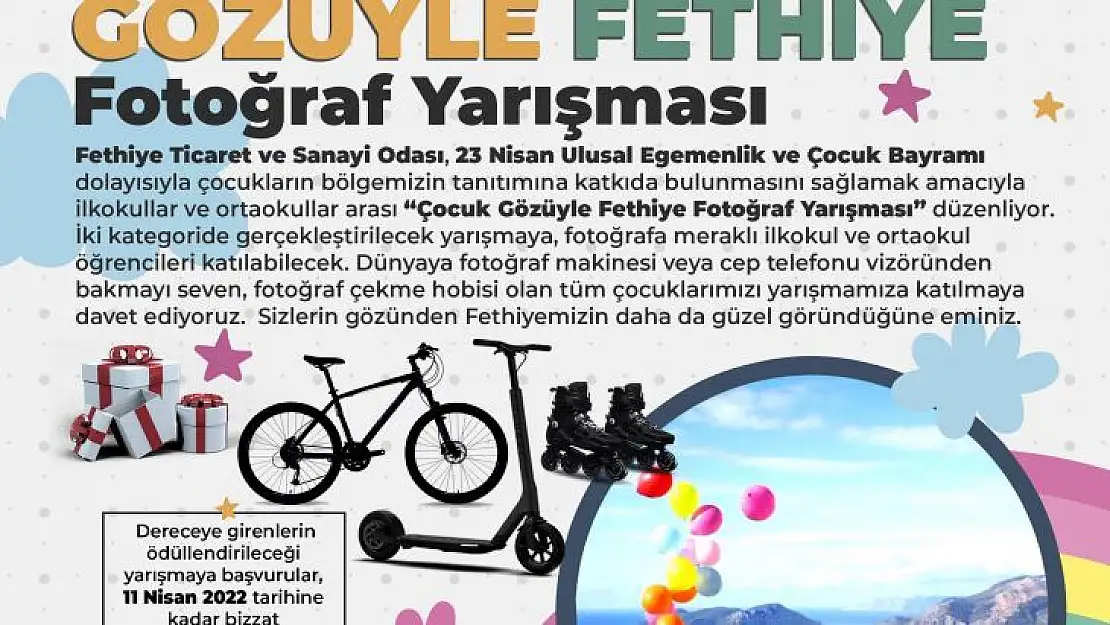 Çocuk gözüyle Fethiye fotoğraf yarışması