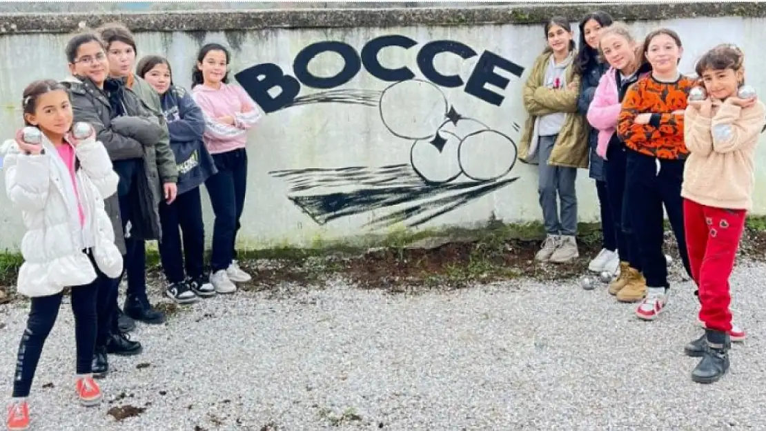 Çocuklar bocce branşıyla tanıştırıldı