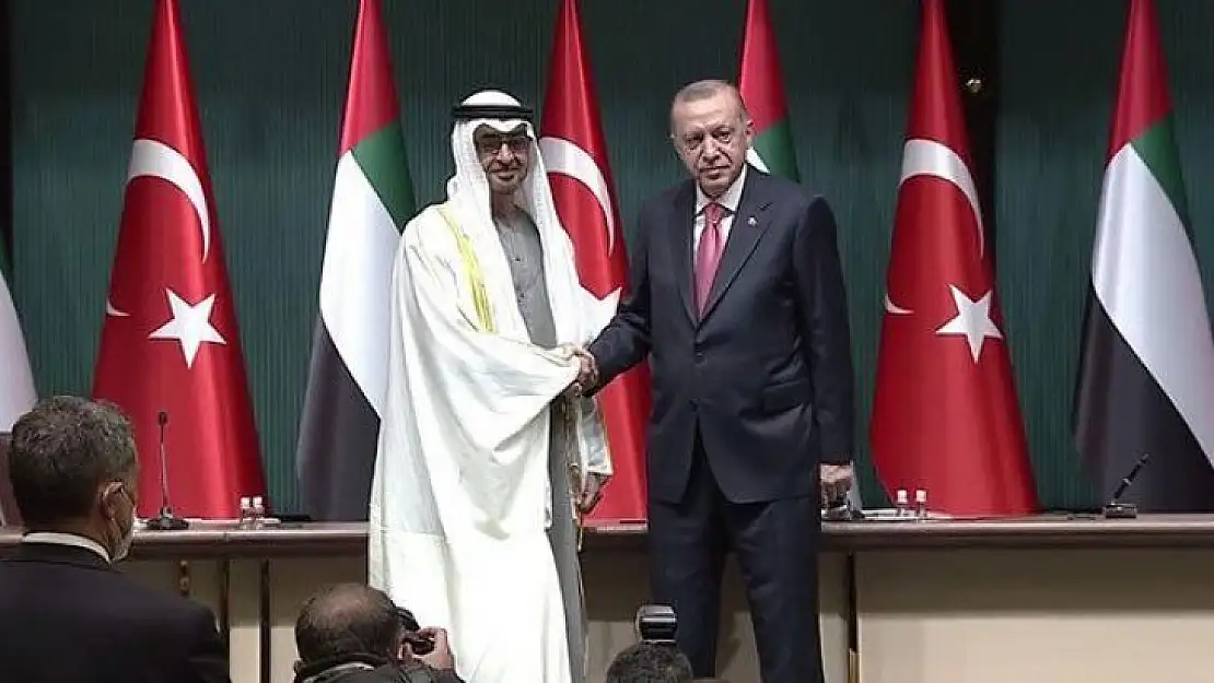 CUMHURBAŞKANI ERDOĞAN, BİRLEŞİK ARAP EMİRLİKLERİ DEVLET BAŞKANI MUHAMMED BİN ZAYED İLE GÖRÜŞTÜ