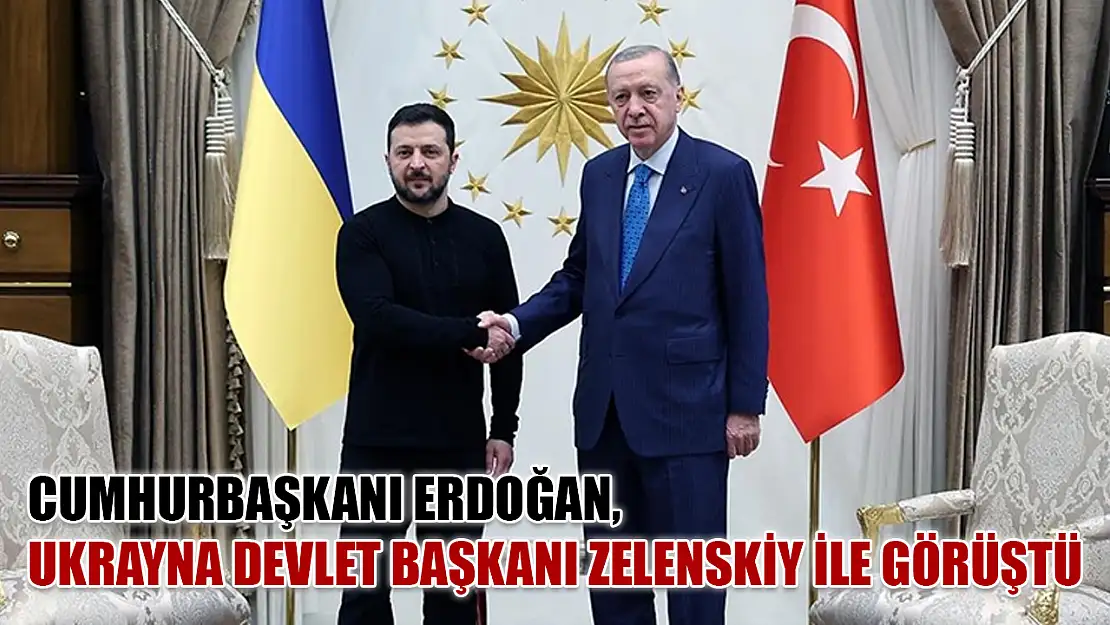 Cumhurbaşkanı Erdoğan, Ukrayna Devlet Başkanı Zelenskiy ile görüştü