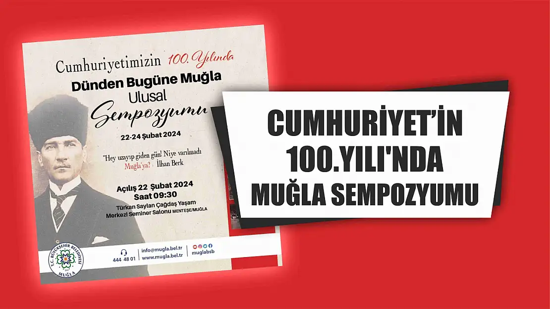 Cumhuriyet'in 100.Yılı'nda Muğla Sempozyumu