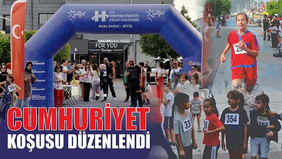 Cumhuriyet koşusu düzenlendi