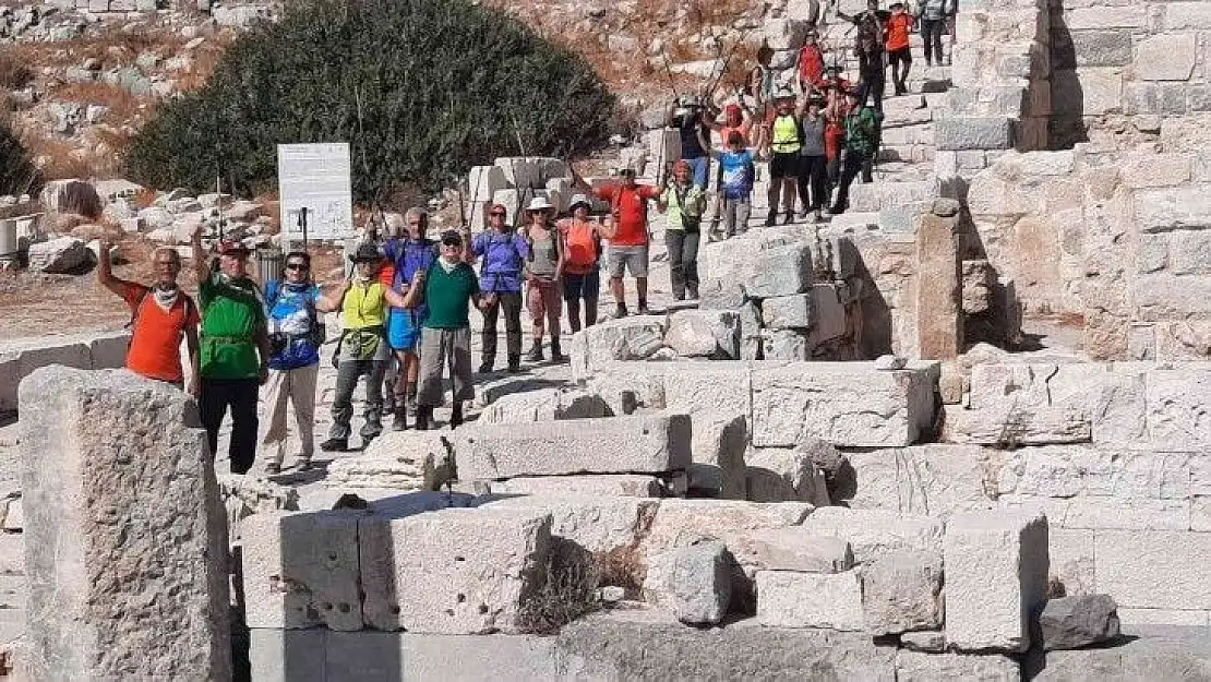 Dağcılık kulübü üyeleri Datça'da misafir edildi